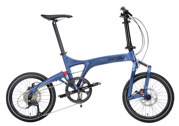 BIRDY Standard 9 Speed Gentleman Blue – MOBIC BIKES